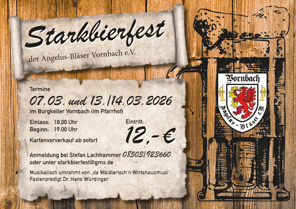 Starkbierfest der Angelus Bläser Vornbach